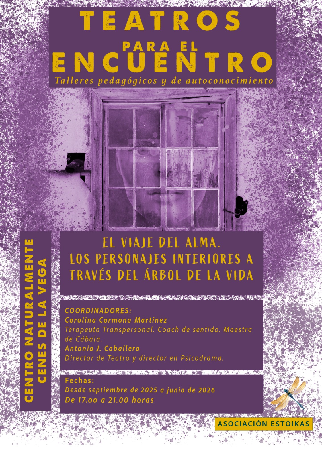 Cartel descriptivo del taller teatros para el encuentro